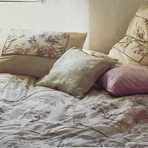 ISO Anthropologie 2004 Aviary Toile Duvet Cover Exotic Bird Bedding